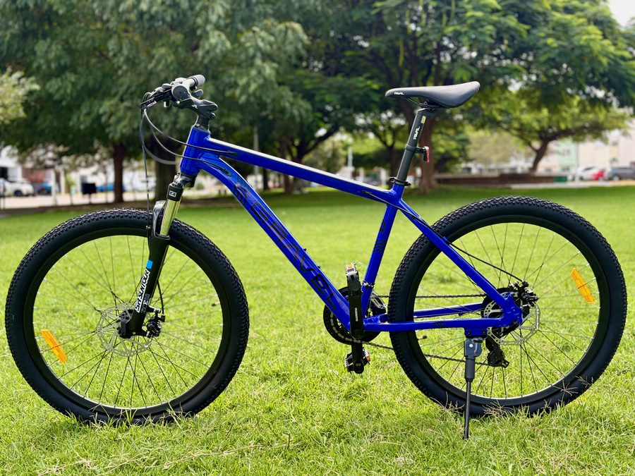 Bicicleta de montaña GRAVEL Everest MTB azul, Rueda Libre GDL